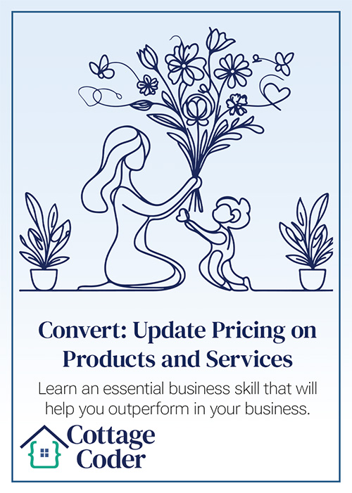 update pricing on products and services