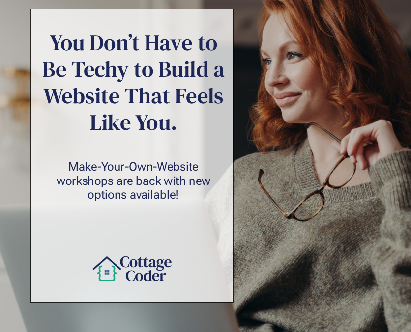 You don't have to be techy to make a website that feels like you