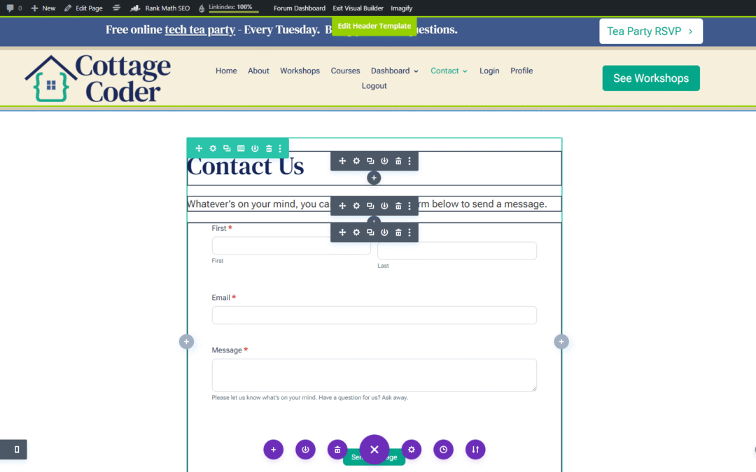 Divi Contact Form Not Sending Email?